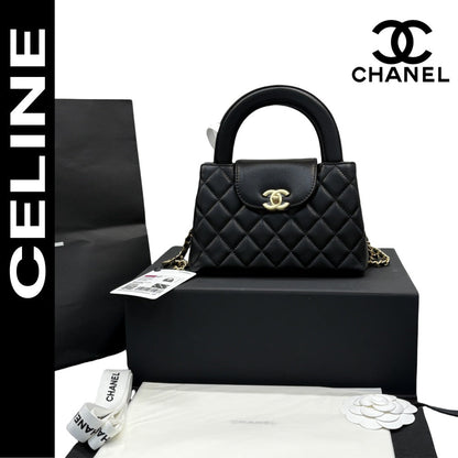 【シャネル】2wayで楽しめる♪チェーン付きミニバッグ  ケリー