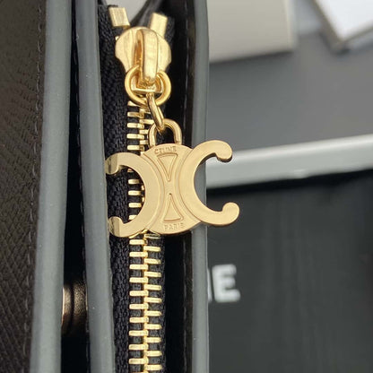 【セリーヌ】女性 人気 トリオンフ コンパクト ウォレット