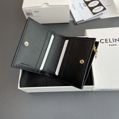 【セリーヌ】女性 人気 トリオンフ コンパクト ウォレット