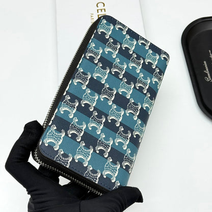 【セリーヌ】新作★ラージ ジップウォレット / グレインドカーフスキン3色