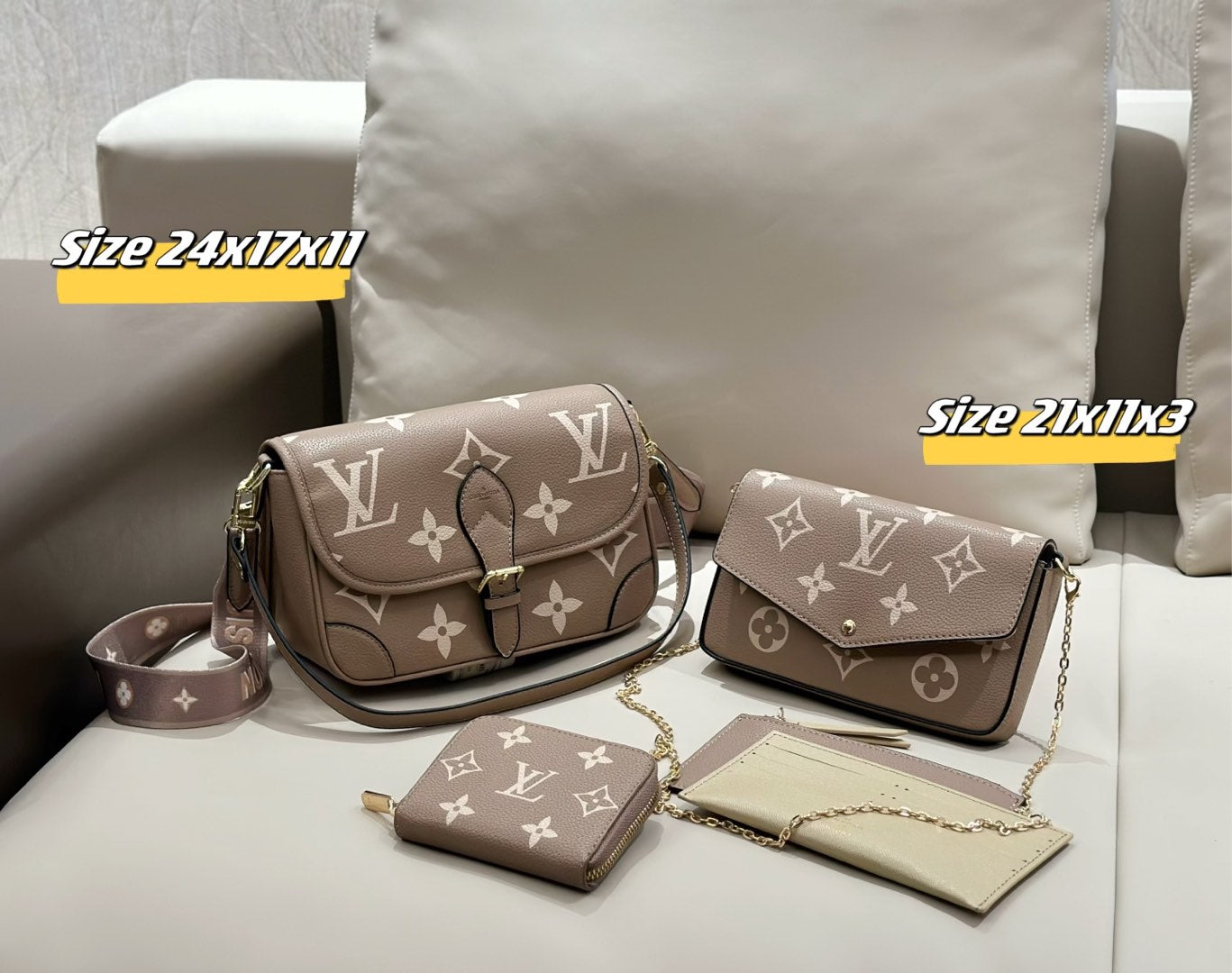 【ルイヴィトン】☆ラグジュアリー4点セット｜高級感溢れるデザイン、コスパ最強♪今すぐオンラインでチェック！