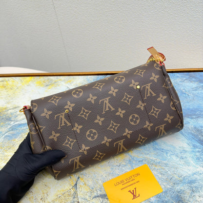 【ルイヴィトン】Favoriteミディアムバッグ 2WAY仕様 洗練された定番デザイン