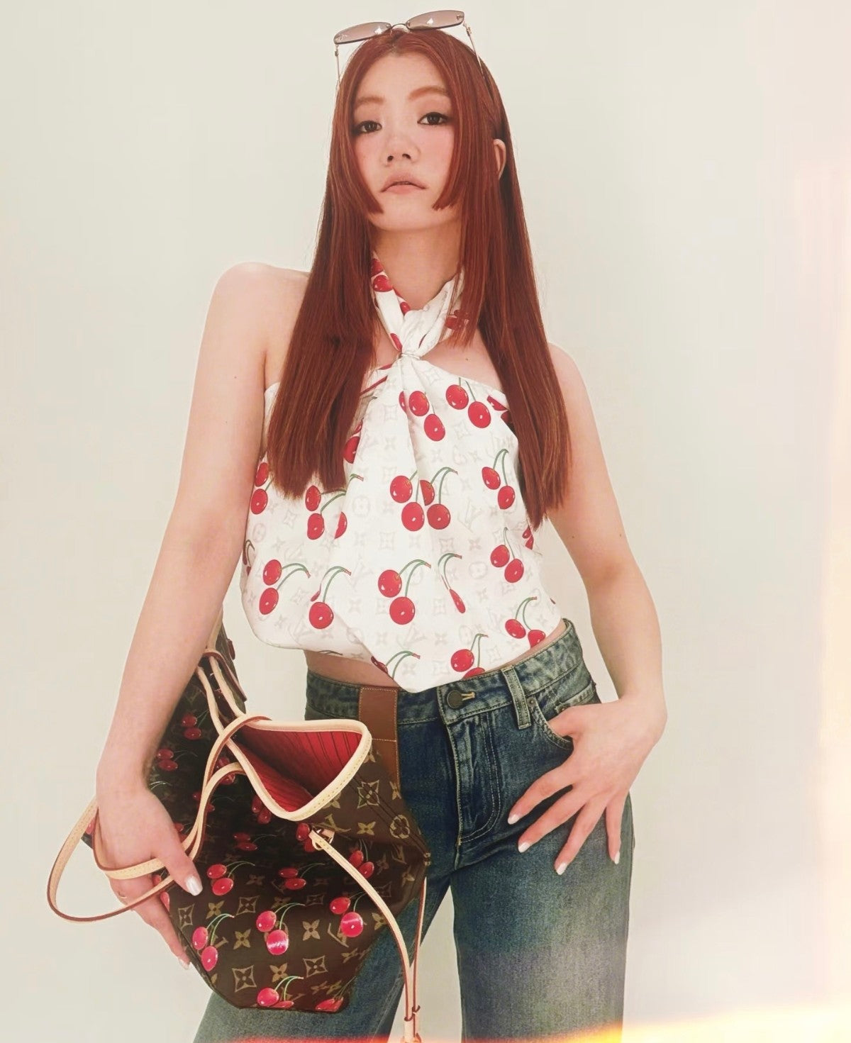 【ルイヴィトン】超希少！限定コラボLVxTM ネヴァーフル MM  13263