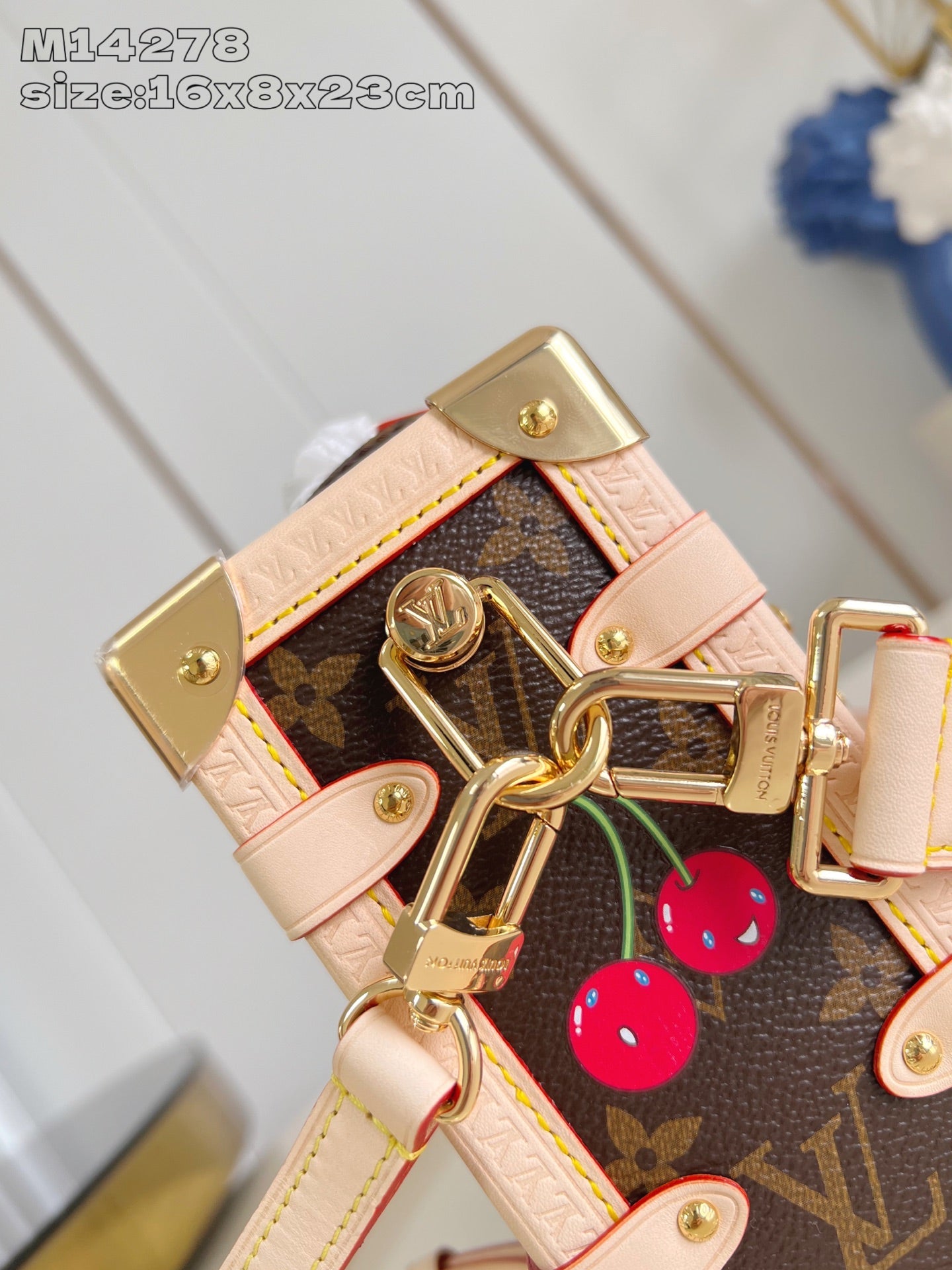 【ルイヴィトン】チェリーが主役♪ LV × TM サイドトランク MM 14278
