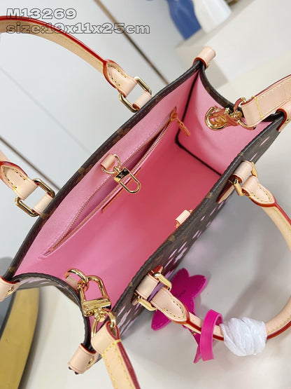 【ルイヴィトン】可愛すぎる♡村上隆コラボ 桜TM オンザゴーPM バッグM13269