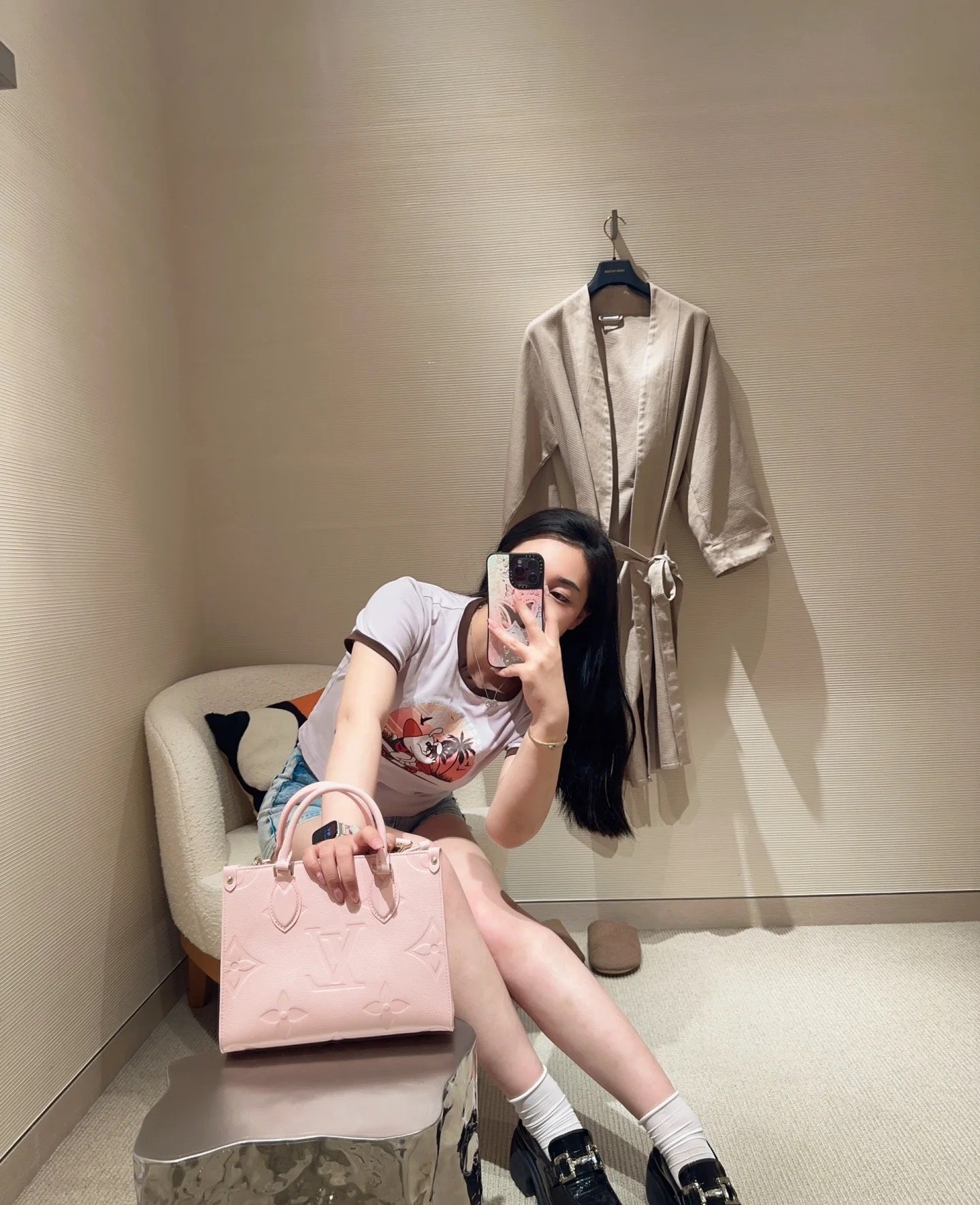 【ルイヴィトン】エレガントで可愛いデザイン★ レア オンザゴー PM