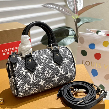 【ルイヴィトン】どんなコーデにも♪ナノスピーディー ハンドバッグ