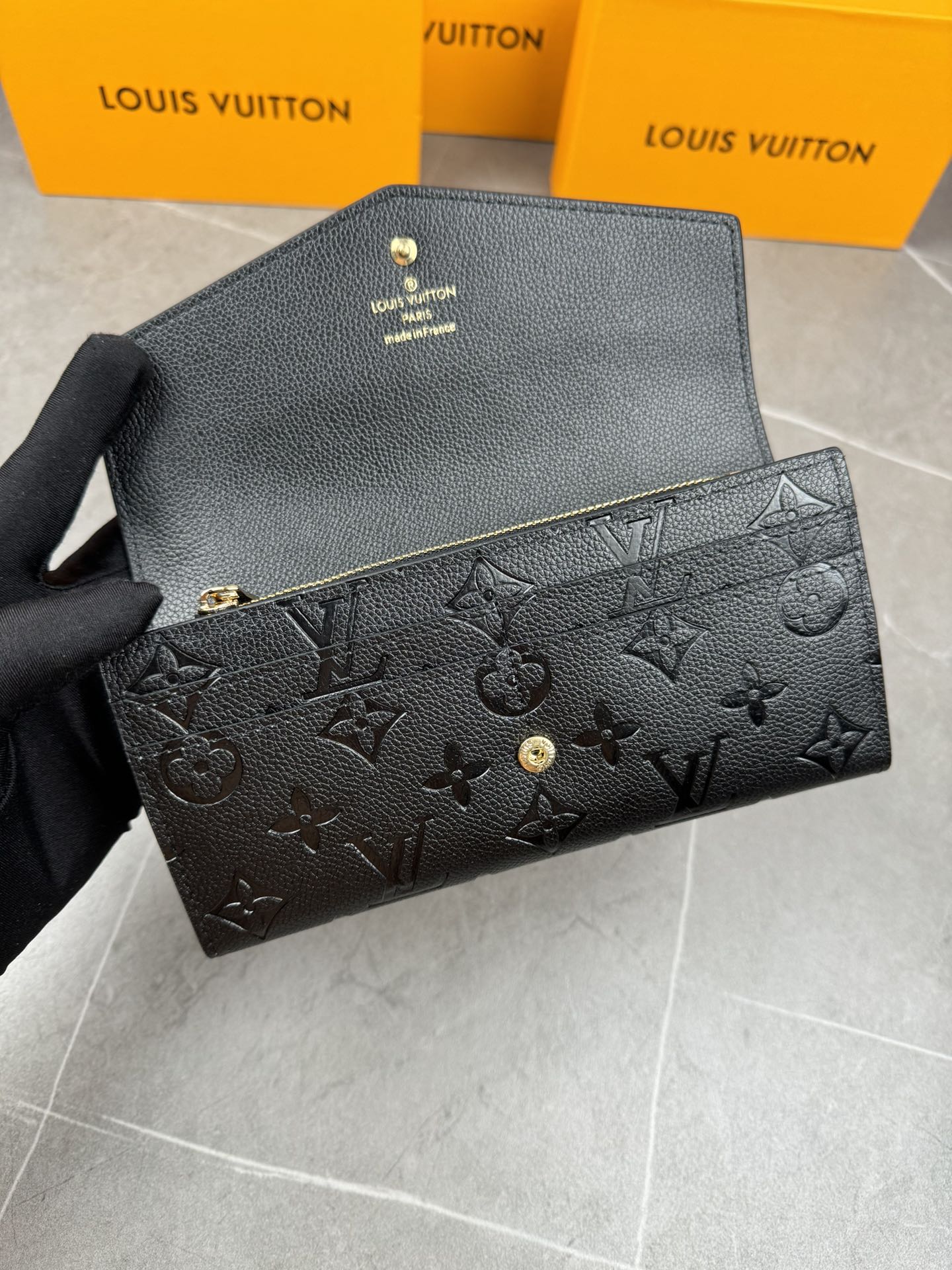 【ルイヴィトン】ダイヤモンド柄長財布 内部工夫 4カラー 在庫わずか