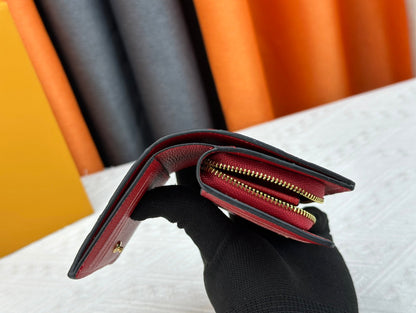 【ルイヴィトン】エンボス加工が美しい コンパクト財布 春の限定カラー