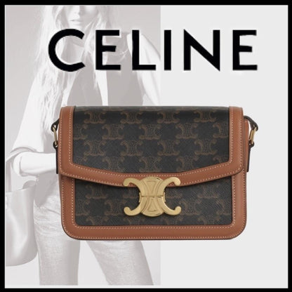 【セリーヌ】 スモール / トリオンフキャンバス & カーフスキン★全5色